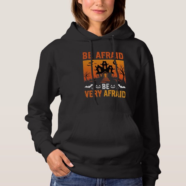 Var Rädslan Spökhus Halloween Design T Shirt (Framsida)