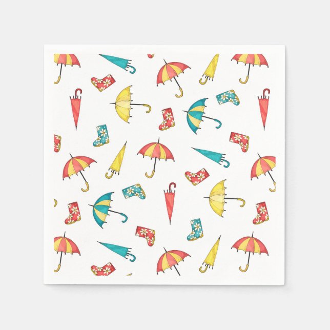 Vår Rain I Pappersservett (Framsidan)