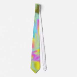 Vår Rainbow Färg Tie Slips