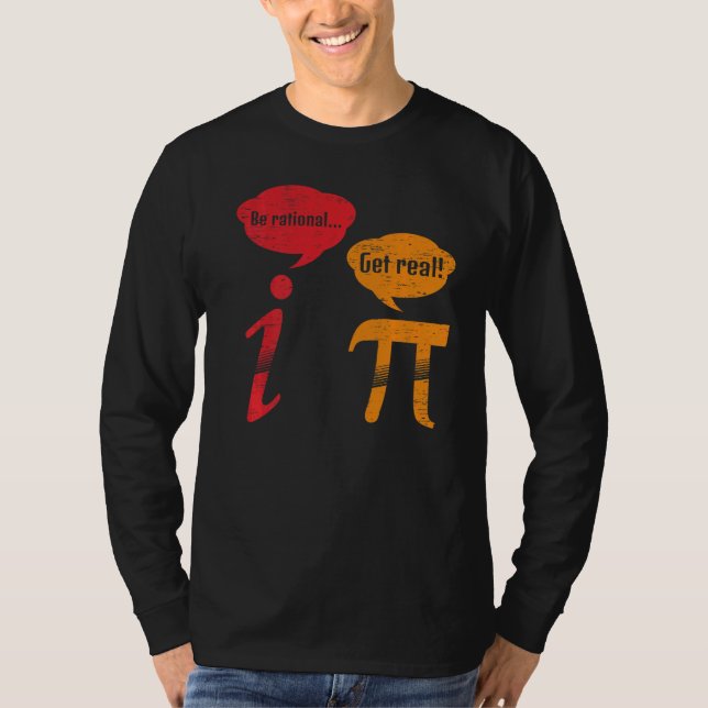 Var rationell och gör dig verklig t shirt (Framsida)