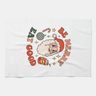 Var Rätt Fröjdig Ät God Jul Tomte Läsk Pepparkaka Kökshandduk