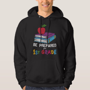 Var redo för 1:a klassens skolstart Barnpresent Hoodie