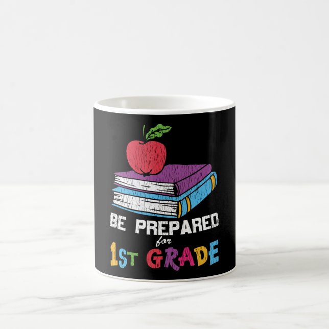 Var redo för 1:a klassens skolstart Barnpresent Kaffemugg (Center)