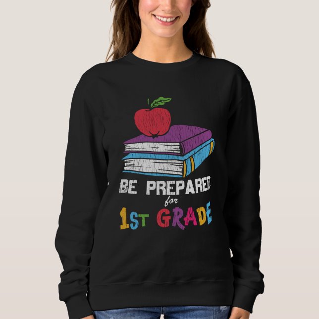 Var redo för 1:a klassens skolstart Barnpresent T Shirt (Framsida)