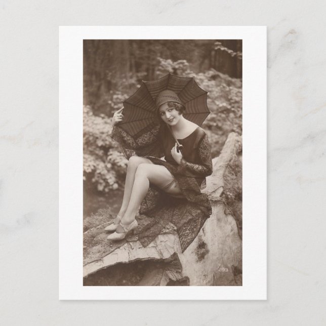 Vår regn vykort (Framsida)