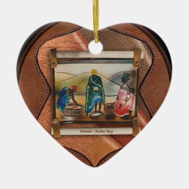 Vår regnbåge julgransprydnad keramik (Framsidan)