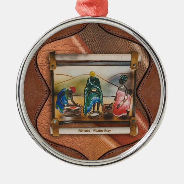 Vår regnbåge julgransprydnad metall (Framsidan)