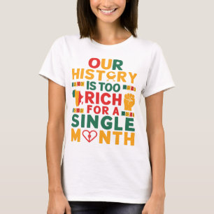 Vår Rik-historia firar det afrikanska kulturarvsår T Shirt