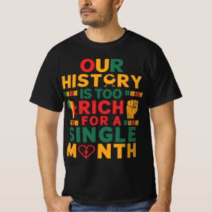 Vår Rik-historia firar det afrikanska kulturarvsår T Shirt