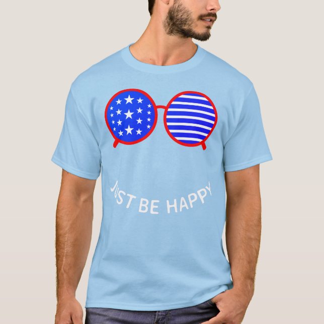 Var Riktig Glad T Shirt (Framsida)