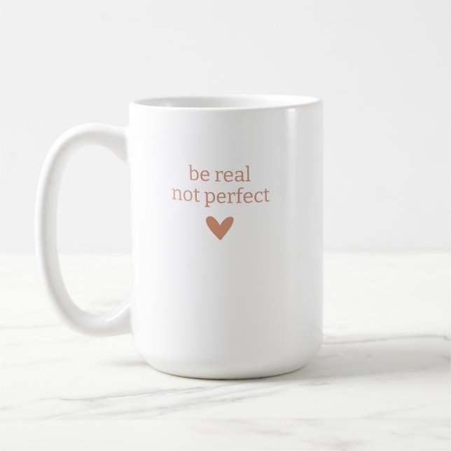 Var riktig inte perfekt, Anpassade presenter för p Kaffemugg (Vänster)