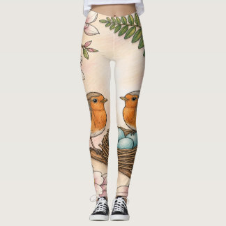 Vår Robbin Rede & Magnolia Botanisk Design Leggings