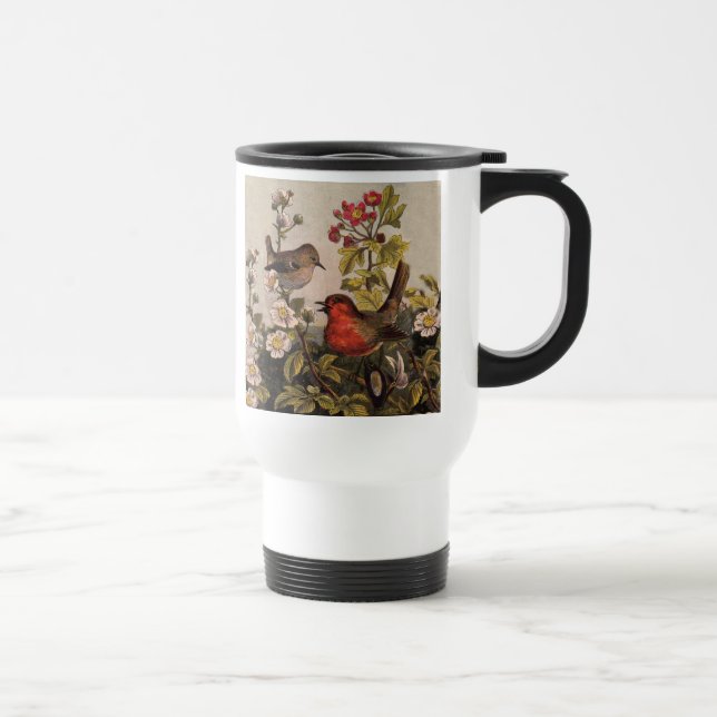 Vår Robin Birds Red Birding Resemugg (Höger)