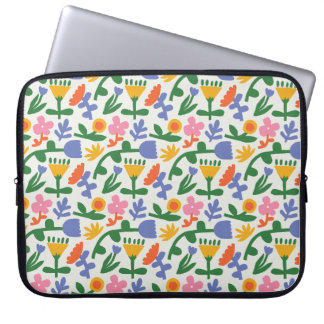 Vår Roligt Blommigt Laptop Fodral