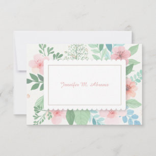 Vår romanska Notecard Inbjudningar