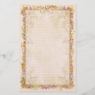 Vår Romantik - persikor Brevpapper
