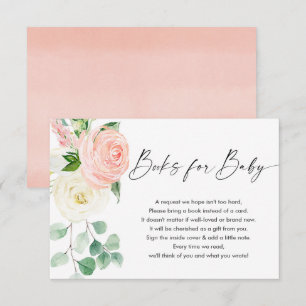 Vår rosa blommigt Grey bokar för flicka en Tilläggskort
