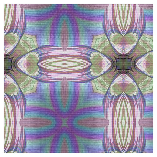 VAR! Rosa Blue Lila Grönt Pastels ~ Tyg (Prov)