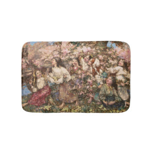 Vår Roundelay (av Edward Atkinson Hornel) Badrumsmatta
