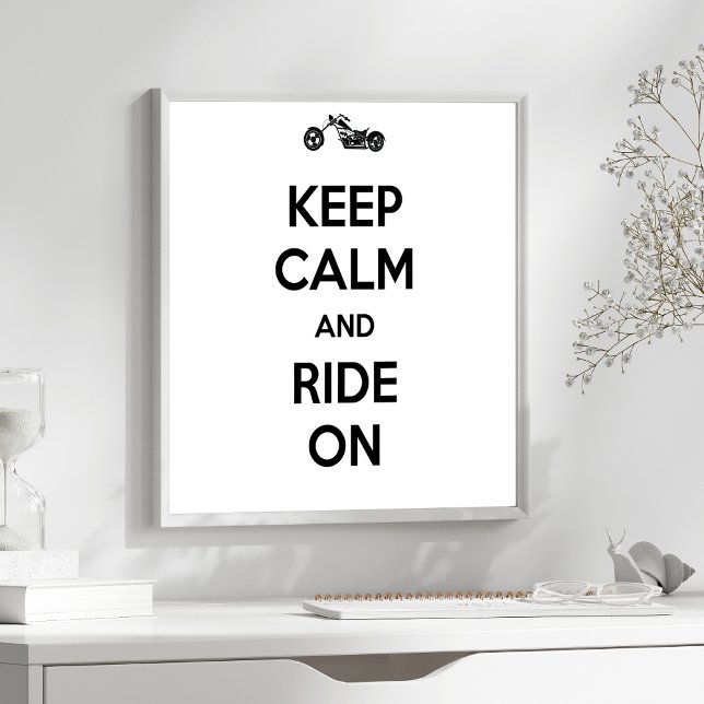 VAR RUHIG OCH RID VIDARE POSTER (Skapare uppladdad)