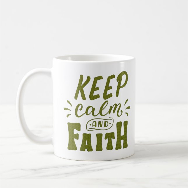 VAR RUHIG OCH TRO KAFFEMUGG (Vänster)