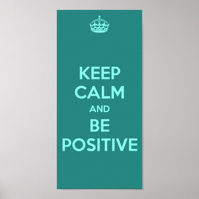 VAR RUHIG OCH VAR POSITIV POSTER (Framsidan)