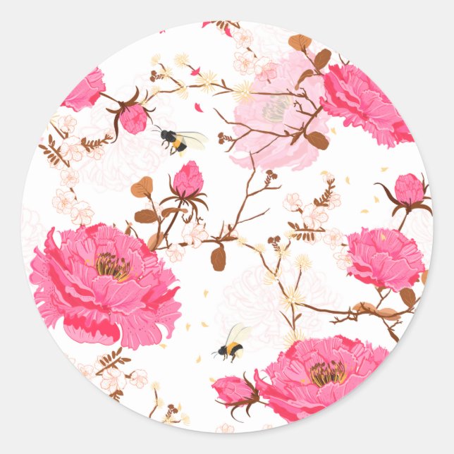 vår runt klistermärke (Framsida)