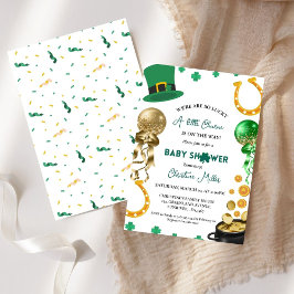 Var så lucky St patrick's day Baby Shower Inbjudningar