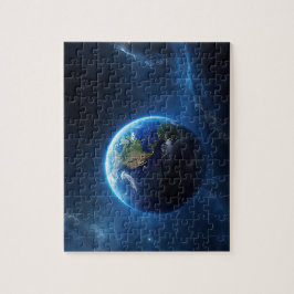 Vår safir hemma i rymden pussel