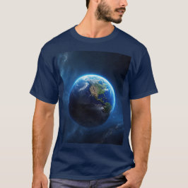 Vår safir hemma i rymden t shirt