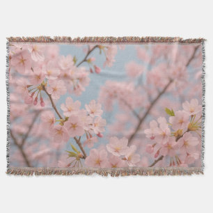 Vår Sakura Bloom Filt