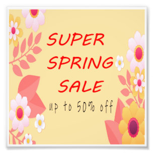 VÅR SALE 50 % AV OFF FOTOTRYCK