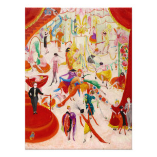 Vår Sale in Bendel's by Florine Stettheimer Fototryck