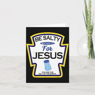 Var Salt För Jesus Kryddning Sce Kristet Halloween Kort