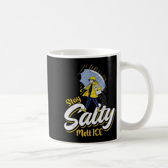 Var salt smält is  kaffemugg (Höger)