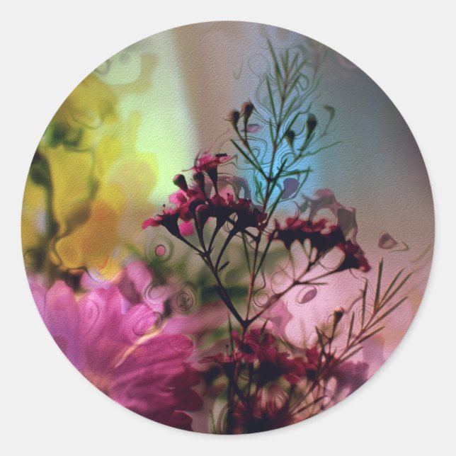 Vår-samlingen Runt Klistermärke (Framsida)