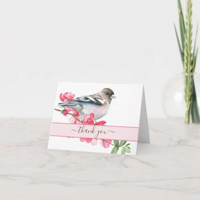 Vår Sång Bird, Tack Kort (Framsida)