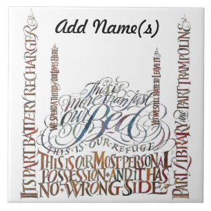 Vår Säng Har Ingen Fel Sida Kakelplatta