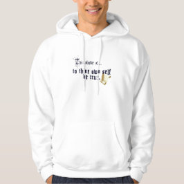 Var Sann Mot Dig Själv - Shakespeare Citat Hoodie