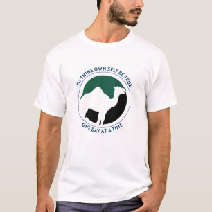 Var sann mot dig själv T-shirt - Grön/Svart