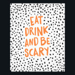 Var scary Spoted | Halloween Art-utskrift Fototryck<br><div class="desc">För mer färg och stilar,  besök vår butik!</div>