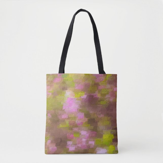 Vår Season Pinks Abstrakt Tygkasse (Framsida)