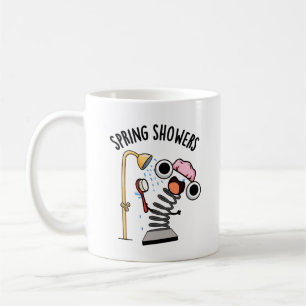 Vår Showers Funny Season Pun Kaffemugg
