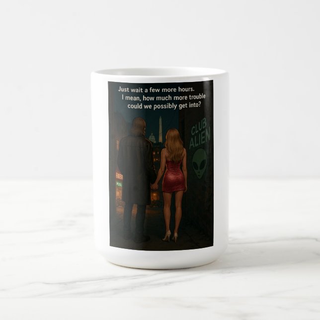 Vår sista natt av frihet kaffemugg (Center)