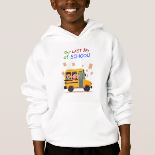 Vår sista skoldag - Roligt Kids Buss T Shirt