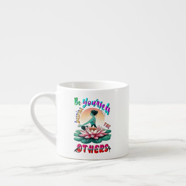 Var själv inspirerande de andra espressomugg (Vänster)