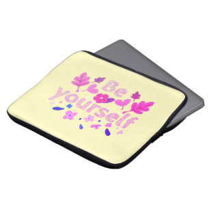 Var själv Motiverande fras Laptop Fodral
