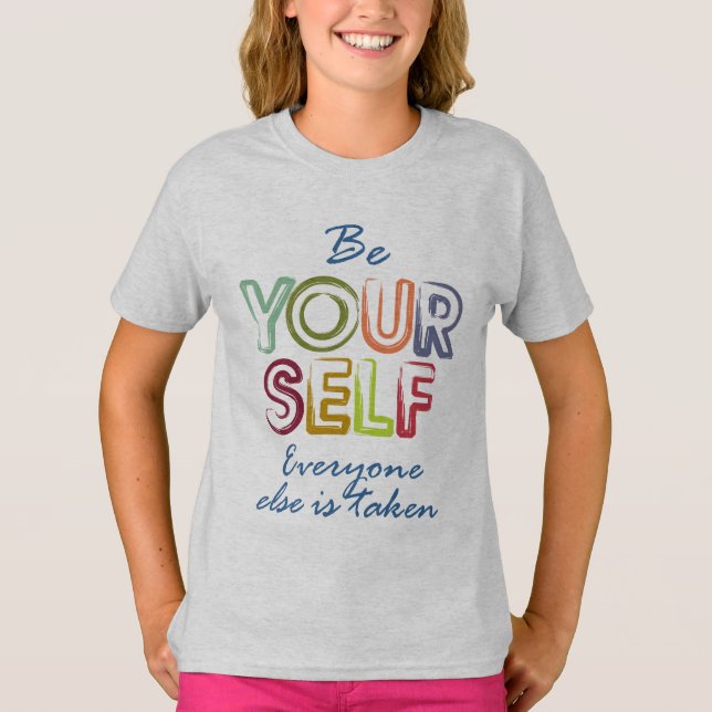 Var själv t shirt (Framsida)