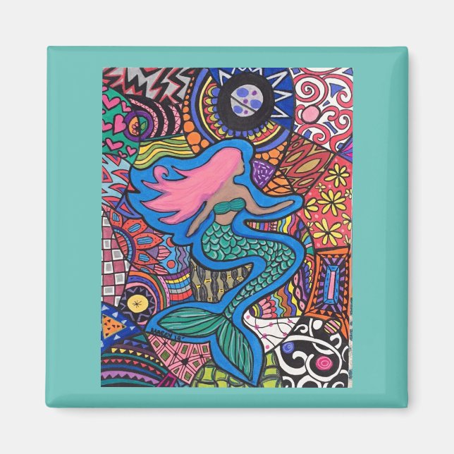 Var SJÖJUNGFRUNS magnet (Framsidan)