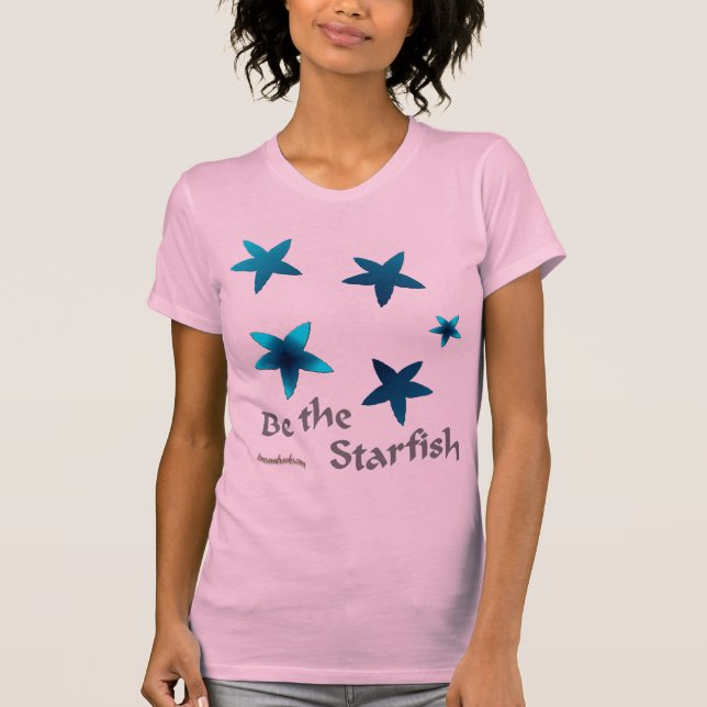 Var sjöstjärnan tee shirt (Framsida)